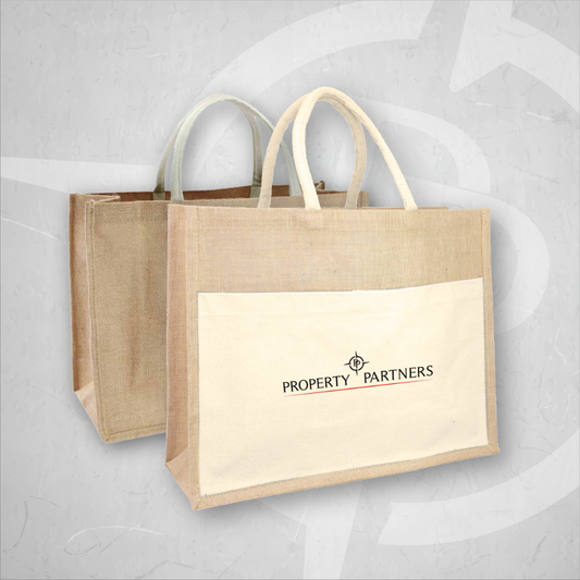 Bolso de yute natural